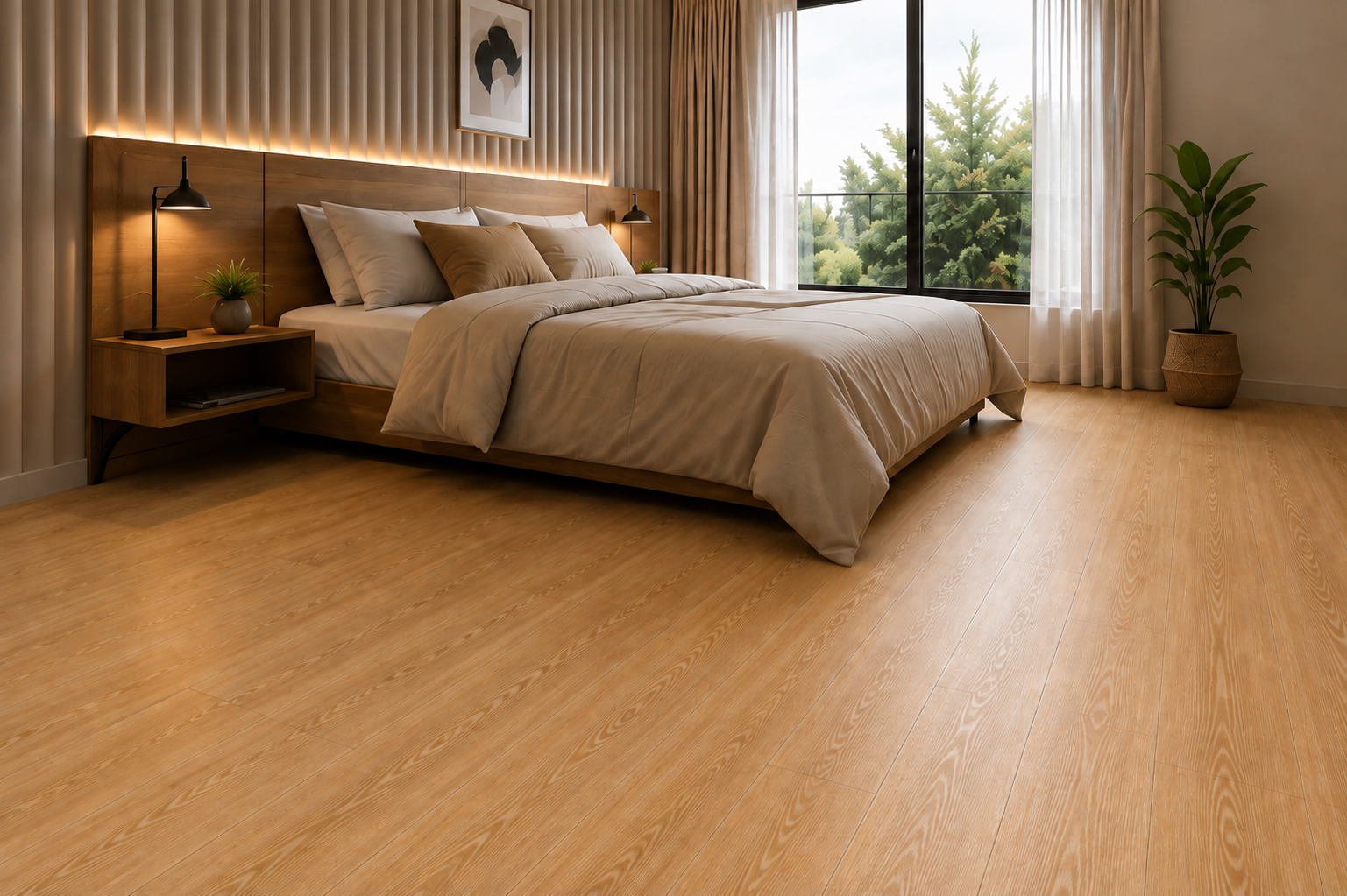 Ambiente con paneles concave interior Balkan