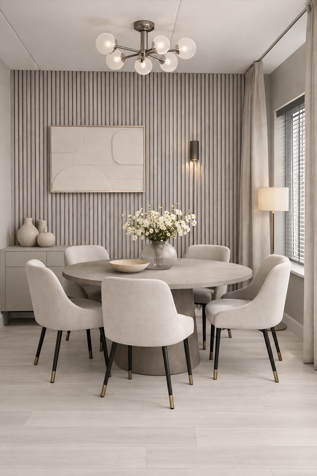 Detalle de wall panel varillado interior Balkan