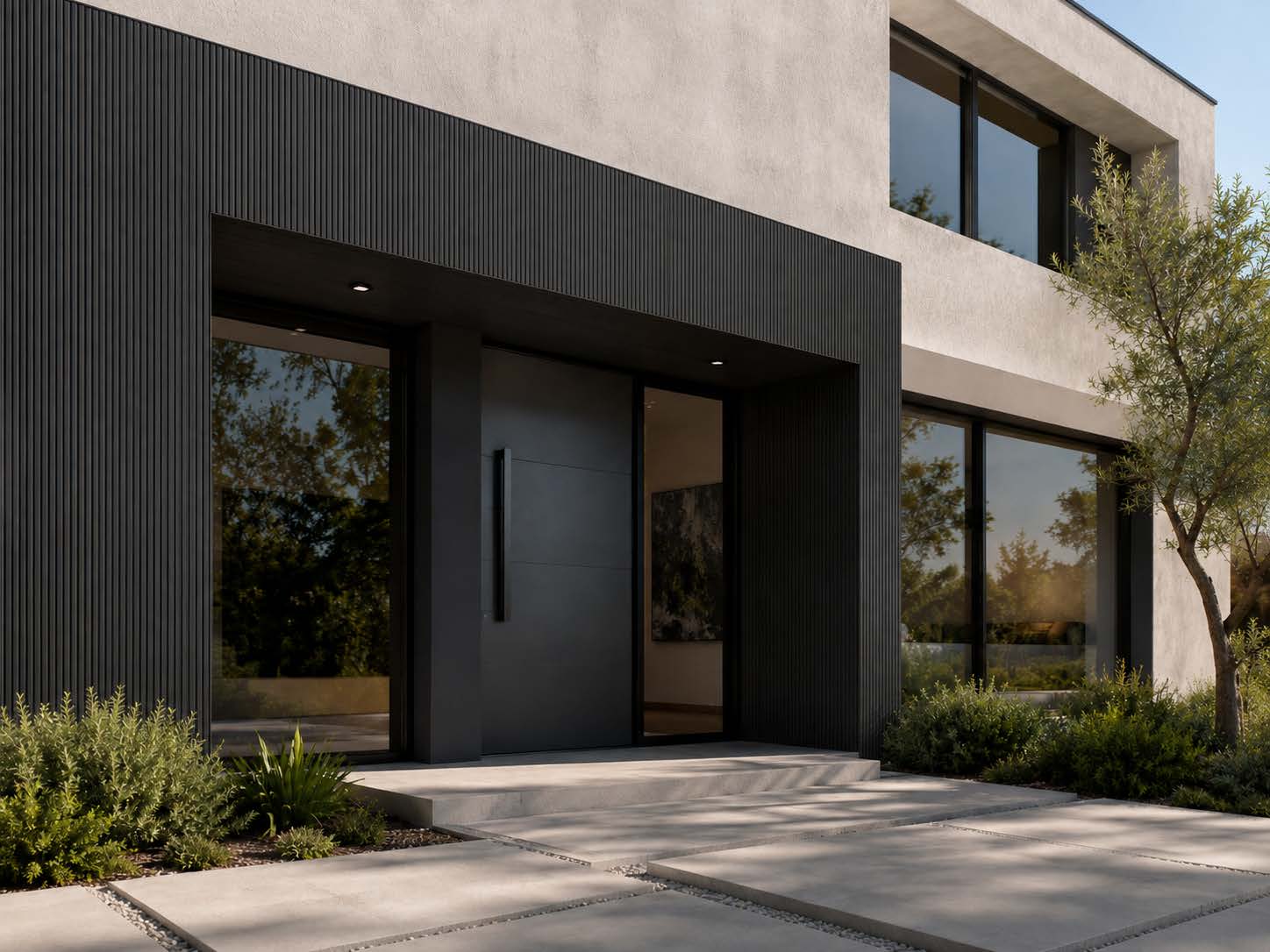 Ambiente con panel Negro